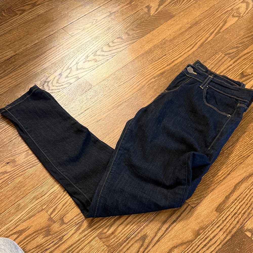 Eunina Dark Indigo Skinny Jeans Size 7